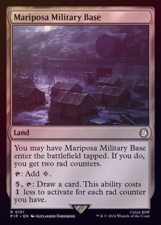 Mariposa Military Base 0151 Foil Mariposa Military Base 0151 Foil