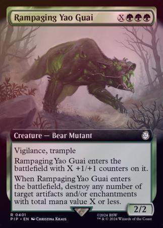 Rampaging Yao Guai Extended Art 0401 Foil Rampaging Yao Guai Extended Art 0401 Foil