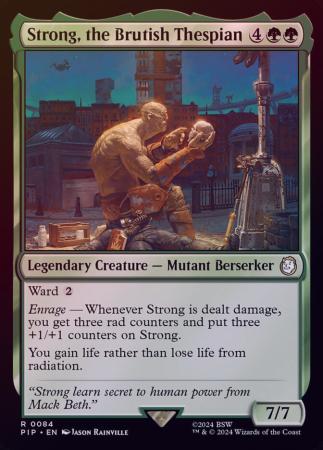 Strong the Brutish Thespian 0084 Foil Strong the Brutish Thespian 0084 Foil