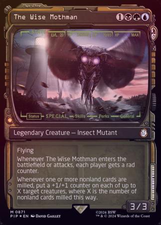 The Wise Mothman Showcase Surge Foil 0871 - Magic | TrollAndToad