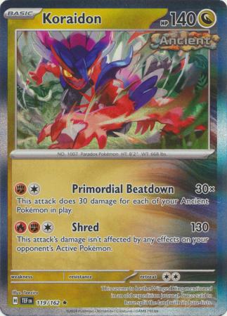Koraidon 119 162 Holo Rare Koraidon 119 162 Holo Rare
