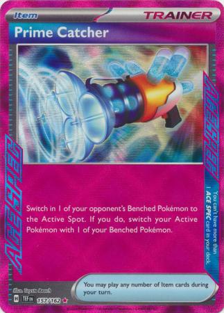 Prime Catcher 157 162 Ace Rare Scarlet Violet Temporal Forces Singles Prime Catcher 157 162 Ace Rare Scarlet Violet Temporal Forces Singles