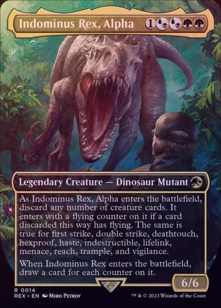 Indominus Rex, Alpha 0014 - Borderless Foil