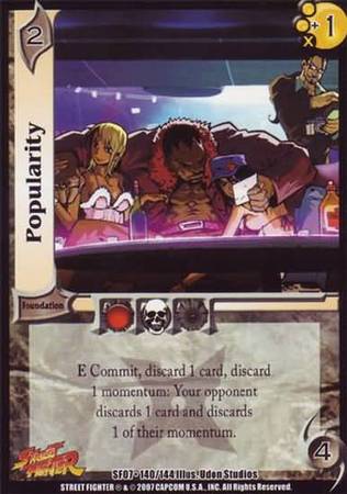 Popularity 140 Common UFS SF07 Domination Singles Popularity 140 Common UFS SF07 Domination Singles