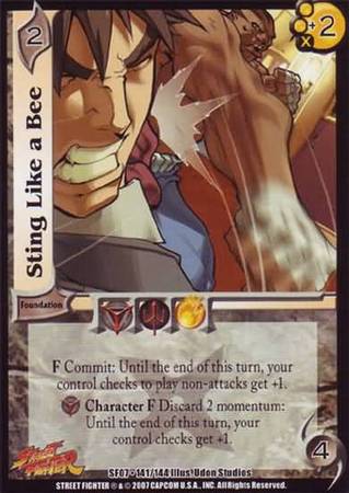 Sting Like a Bee 141 Common UFS SF07 Domination Singles Sting Like a Bee 141 Common UFS SF07 Domination Singles