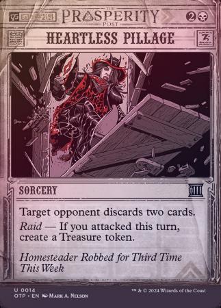 Heartless Pillage 0014 Foil Outlaws of Thunder Junction Foil Singles Heartless Pillage 0014 Foil Outlaws of Thunder Junction Foil Singles