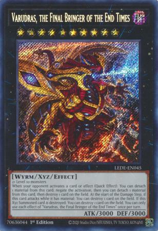 Varudras, the Final Bringer of the End Times - LEDE-EN045 - Secret Rare 1st  Edition