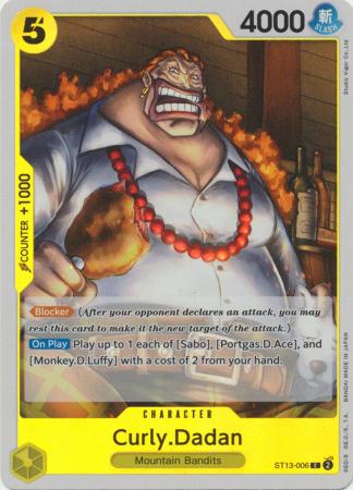 Curly Dadan ST13 006 Common Ultra Deck The Three Brothers Curly Dadan ST13 006 Common Ultra Deck The Three Brothers