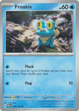 Froakie 056 167 Common Scarlet and Violet Twilight Masquerade Singles Froakie 056 167 Common Scarlet and Violet Twilight Masquerade Singles