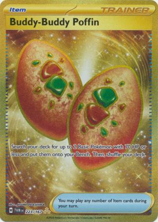 Buddy Buddy Poffin 223 167 Gold Secret Rare Buddy Buddy Poffin 223 167 Gold Secret Rare