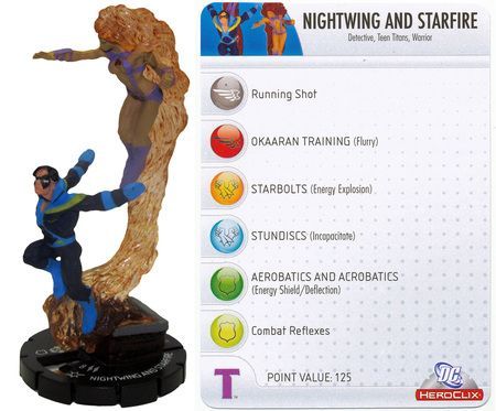 Nightwing and Starfire 058 Crisis DC Heroclix Nightwing and Starfire 058 Crisis DC Heroclix