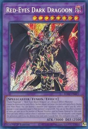 Red Eyes Dark Dragoon RA02 EN021 Secret Rare 1st Edition Red Eyes Dark Dragoon RA02 EN021 Secret Rare 1st Edition