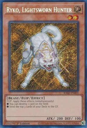 Ryko Lightsworn Hunter RA02 EN003 Secret Rare 1st Edition Rarity Collection II Singles Ryko Lightsworn Hunter RA02 EN003 Secret Rare 1st Edition Rarity Collection II Singles