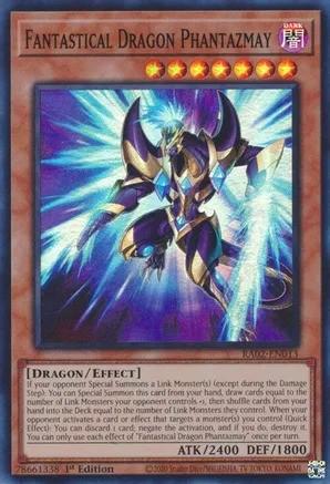 Fantastical Dragon Phantazmay Alternate Art RA02 EN013 Super Rare 1st Edition Fantastical Dragon Phantazmay Alternate Art RA02 EN013 Super Rare 1st Edition
