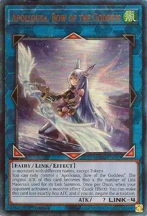 Apollousa Bow of the Goddess Alt Art RA02 EN040 Ultimate Rare 1st Edition Rarity Collection II Singles Apollousa Bow of the Goddess Alt Art RA02 EN040 Ultimate Rare 1st Edition Rarity Collection II Singles