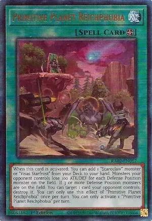 Primitive Planet Reichphobia RA02 EN067 Ultimate Rare 1st Edition Primitive Planet Reichphobia RA02 EN067 Ultimate Rare 1st Edition