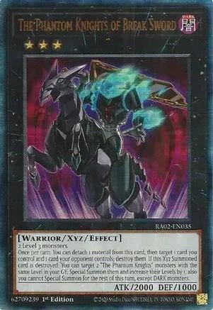 The Phantom Knights of Break Sword RA02 EN035 Ultimate Rare 1st Edition Rarity Collection II Singles The Phantom Knights of Break Sword RA02 EN035 Ultimate Rare 1st Edition Rarity Collection II Singles