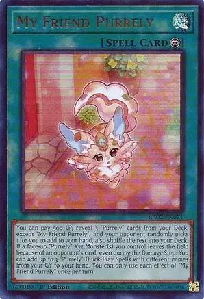 My Friend Purrely RA02 EN071 Ultra Rare 1st Edition Rarity Collection II Singles My Friend Purrely RA02 EN071 Ultra Rare 1st Edition Rarity Collection II Singles