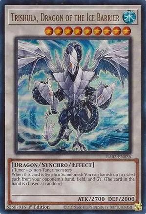 Trishula Dragon of the Ice Barrier RA02 EN026 Ultra Rare 1st Edition Trishula Dragon of the Ice Barrier RA02 EN026 Ultra Rare 1st Edition