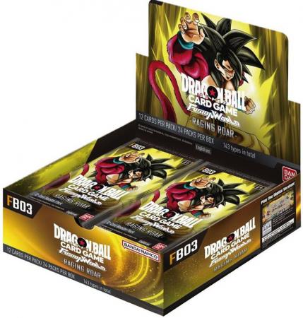 DBS Fusion World Raging Roar Booster Box FB03 DBS Fusion World Raging Roar Booster Box FB03