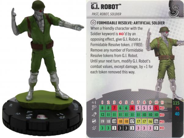 G I Robot 042 Rare Masters of Time Heroclix G I Robot 042 Rare Masters of Time Heroclix