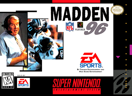 Madden NFL 96 SNES Super Nintendo SNES Madden NFL 96 SNES Super Nintendo SNES