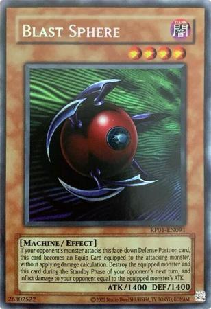 Blast Sphere RP01 EN091 Secret Rare Reprint Retro Pack 2020 Reprint RP01 Singles Blast Sphere RP01 EN091 Secret Rare Reprint Retro Pack 2020 Reprint RP01 Singles