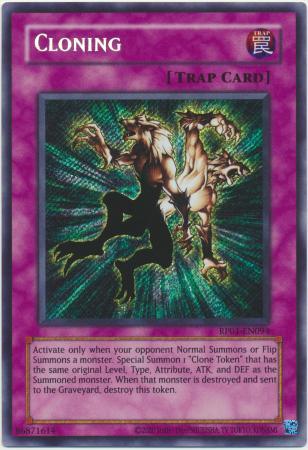 Cloning RP01 EN094 Secret Rare Reprint Cloning RP01 EN094 Secret Rare Reprint