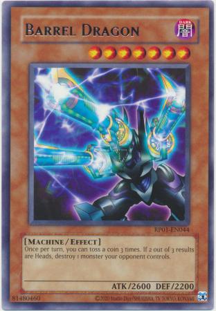 Barrel Dragon RP01 EN044 Rare Reprint Barrel Dragon RP01 EN044 Rare Reprint