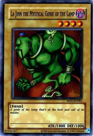 La Jinn the Mystical Genie of the Lamp RP01 EN085 Super Rare Reprint Retro Pack 2020 Reprint RP01 Singles La Jinn the Mystical Genie of the Lamp RP01 EN085 Super Rare Reprint Retro Pack 2020 Reprint RP01 Singles