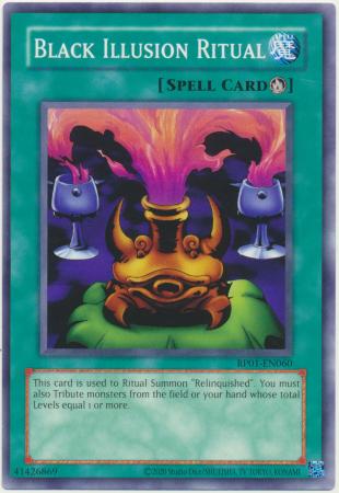 Black Illusion Ritual RP01 EN060 Common Reprint Retro Pack 2020 Reprint RP01 Singles Black Illusion Ritual RP01 EN060 Common Reprint Retro Pack 2020 Reprint RP01 Singles