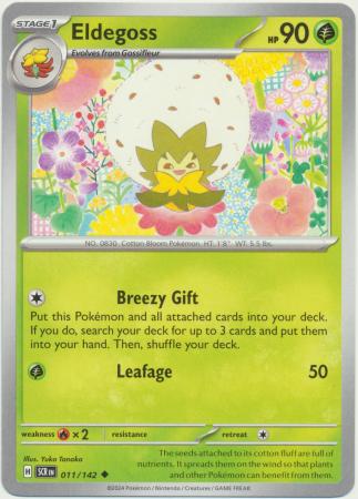 Eldegoss 011 142 Uncommon Scarlet Violet Stellar Crown Singles Eldegoss 011 142 Uncommon Scarlet Violet Stellar Crown Singles