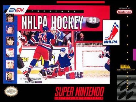 NHLPA Hockey 93 SNES NHLPA Hockey 93 SNES