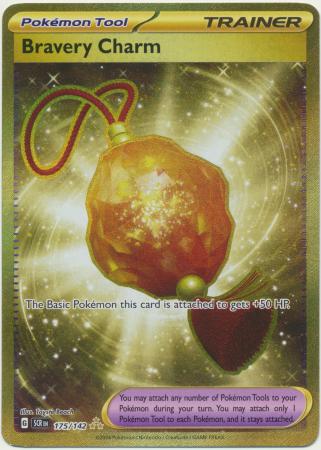 Bravery Charm 175 142 Gold Secret Rare Scarlet Violet Stellar Crown Singles Bravery Charm 175 142 Gold Secret Rare Scarlet Violet Stellar Crown Singles