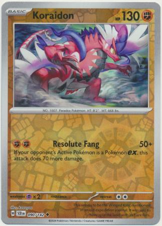 Koraidon 090 142 Uncommon Reverse Holo Scarlet Violet Stellar Crown Reverse Singles Koraidon 090 142 Uncommon Reverse Holo Scarlet Violet Stellar Crown Reverse Singles