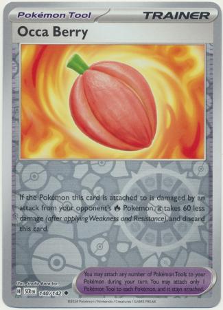 Occa Berry 140 142 Uncommon Reverse Holo Scarlet Violet Stellar Crown Reverse Singles Occa Berry 140 142 Uncommon Reverse Holo Scarlet Violet Stellar Crown Reverse Singles