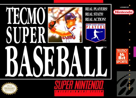 Tecmo Super Baseball SNES Super Nintendo SNES Tecmo Super Baseball SNES Super Nintendo SNES