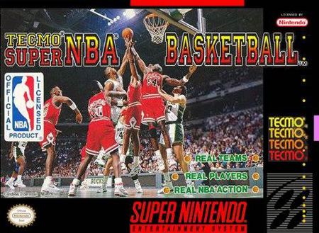 Tecmo Super NBA Basketball SNES Super Nintendo SNES Tecmo Super NBA Basketball SNES Super Nintendo SNES