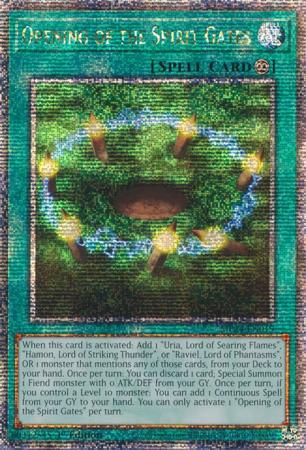 Opening of the Spirit Gates MP24 EN019 Quarter Century Rare 1st Edition Opening of the Spirit Gates MP24 EN019 Quarter Century Rare 1st Edition