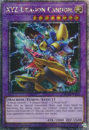 XYZ Dragon store Cannon YuGiOh holo card