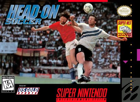 Head On Soccer SNES Super Nintendo SNES Head On Soccer SNES Super Nintendo SNES
