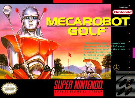 Mecarobot Golf SNES Super Nintendo SNES Mecarobot Golf SNES Super Nintendo SNES