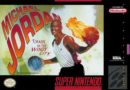 Michael Jordan in Chaos in the Windy City SNES Super Nintendo SNES Michael Jordan in Chaos in the Windy City SNES Super Nintendo SNES