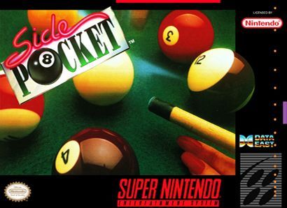 Side Pocket SNES Super Nintendo SNES Side Pocket SNES Super Nintendo SNES