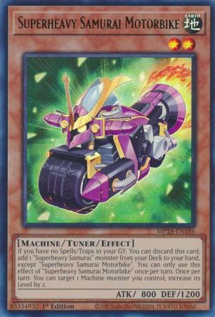 Superheavy Samurai Motorbike MP24 EN186 Ultra Rare 1st Edition Superheavy Samurai Motorbike MP24 EN186 Ultra Rare 1st Edition