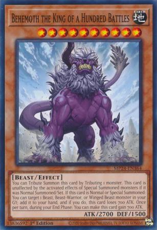 Behemoth the King of a Hundred Battles MP24 EN364 Common 1st Edition Mega Tin 2024 Dueling Mirrors Singles Behemoth the King of a Hundred Battles MP24 EN364 Common 1st Edition Mega Tin 2024 Dueling Mirrors Singles