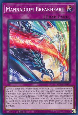 Mannadium Breakheart MP24 EN352 Common 1st Edition Mega Tin 2024 Dueling Mirrors Singles Mannadium Breakheart MP24 EN352 Common 1st Edition Mega Tin 2024 Dueling Mirrors Singles