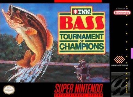 TNN Bass Tournament of Champions SNES Super Nintendo SNES TNN Bass Tournament of Champions SNES Super Nintendo SNES