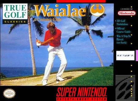 True Golf Classics Waialae Country Club SNES Super Nintendo SNES True Golf Classics Waialae Country Club SNES Super Nintendo SNES
