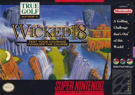 True Golf Wicked 18 SNES Super Nintendo SNES True Golf Wicked 18 SNES Super Nintendo SNES